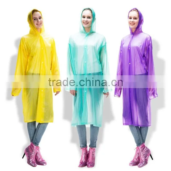 100%waterproof,breathable,pvc Rain Coat /raincoat photo-3