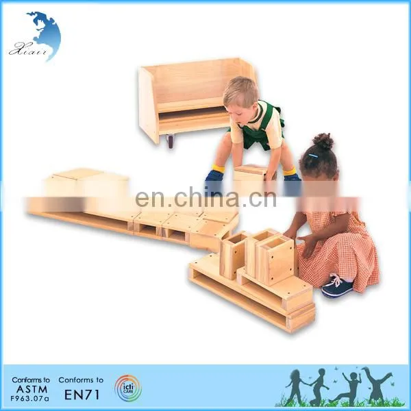 Children Eco-fashion Wood Montessori Training Blocks Toys photo-4