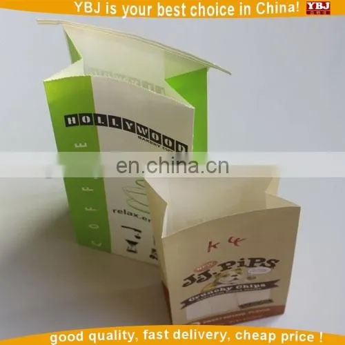 2016 YBJ Promotional Custom Logo Food Paper Bags With Your Own Logo