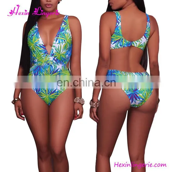 Summer Custom Swimsuit Printing Hanger Beachwear Sexy Swimwear