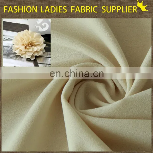 Wholesale Polyester Chiffon Fabric Red Dyeing Fabric Shaoxing Textile 100 Polyester Fabric photo-5