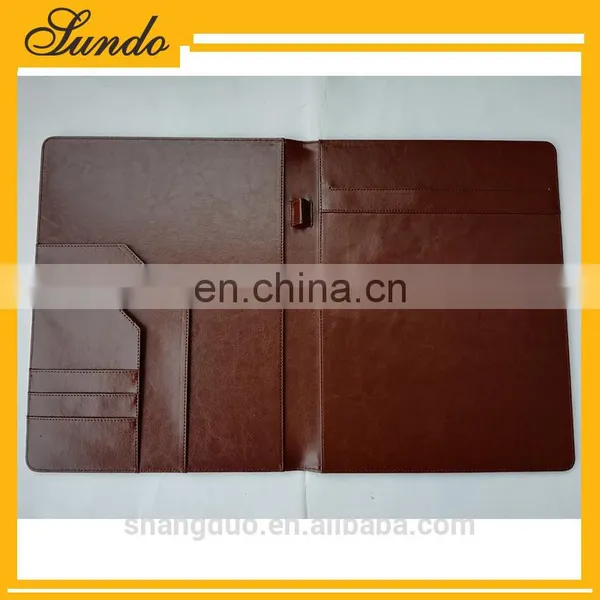 Bestselling Manufacture Price A5 Leather Bound Folder Organizer photo-6