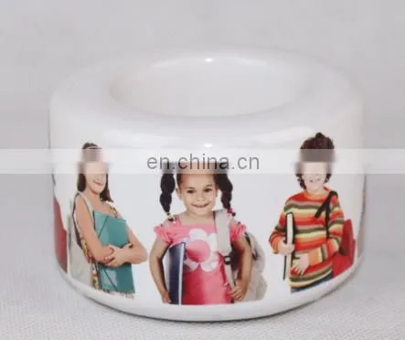ceramic candlestick,candlestick for heat press,Sublimation Glass Candlestick