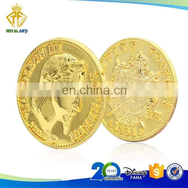 3D Gold Emperor Religion Coins