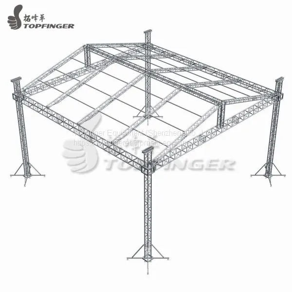 Cheap Price Used Easy Mini Moving Trade Show Booth Aluminum Aluminium Stage Square Box Backdrop Truss Display System photo-4