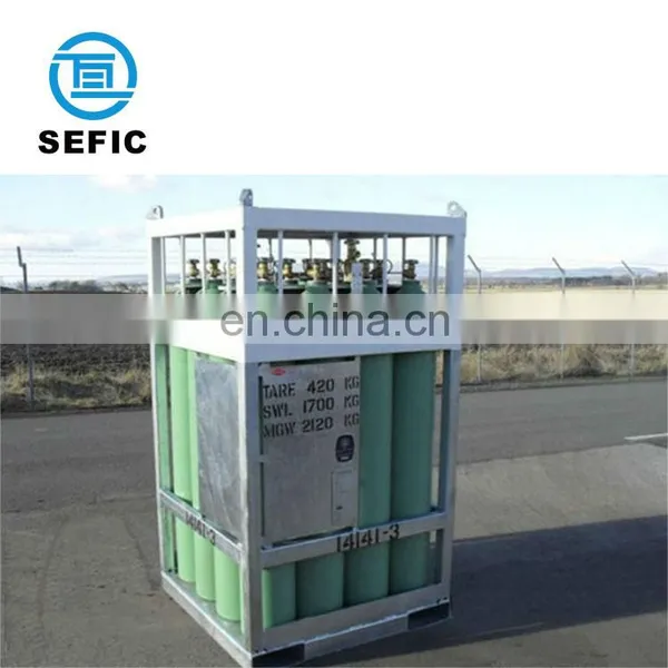 EN ISO9809 232-50-16 Industrial Oxygen Gas Cylinder Rack DNV Rack