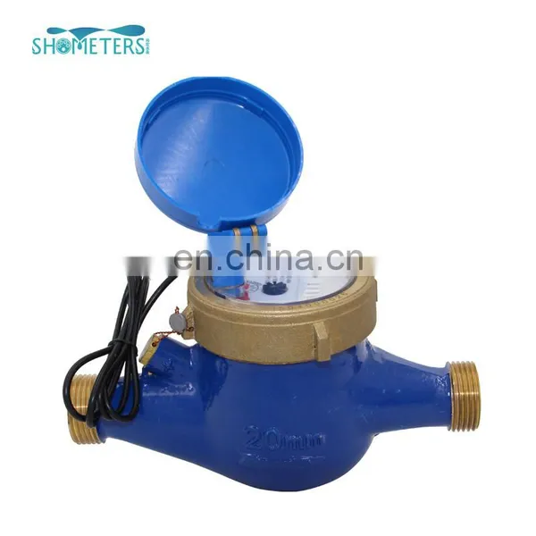 DN25 Multi Jet Impulse Output Water Meter of Brass photo-6