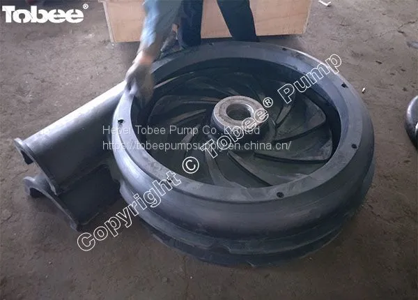 Tobee 10x8 Slurry Pump Rubber Spare Parts Impeller FAM8147R55 and Cover Plate Liner G8018SRTL1R55 photo-4