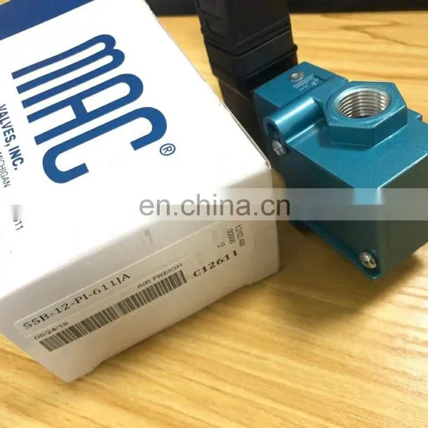 Original USA MAC Solenoid Valve 55B-12-PI-611JA With Coil 24VDC PIS-611JA photo-6