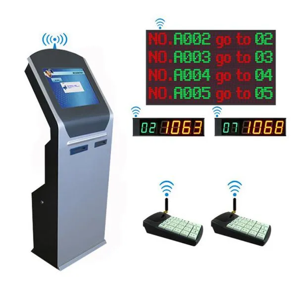 17/19 Inch Wire Electronic Bank Queue Ticket Dispenser for Queue Management System photo-3