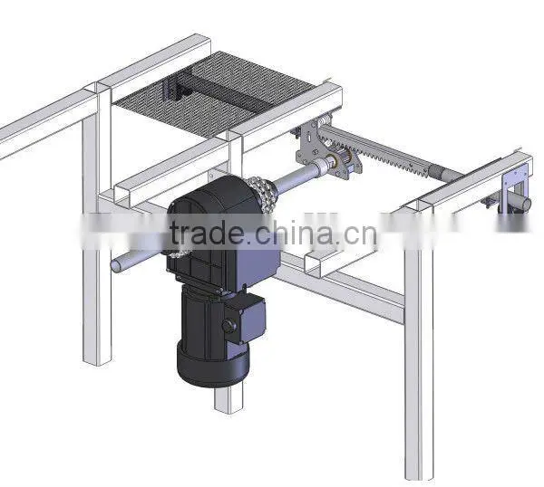 Greenhouse Style A Shading Rack & Pinion