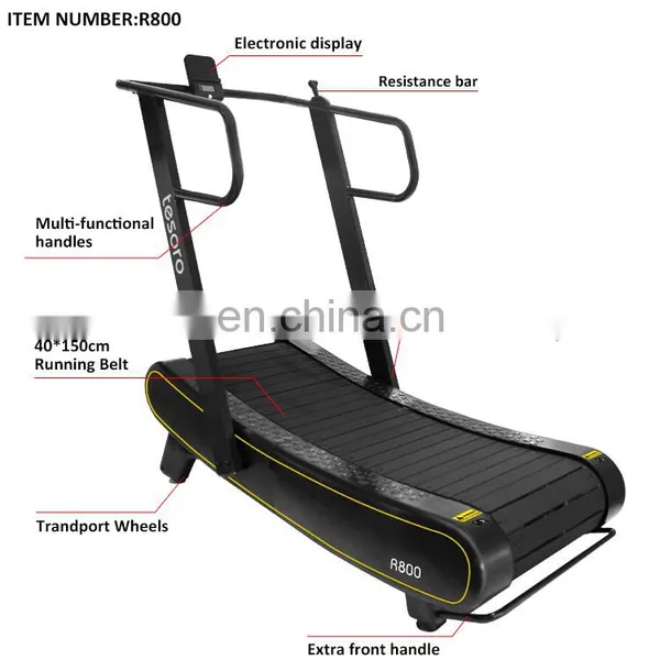 Speed Unlimited Self-generating Running Machine no Powered Gym Running Equipment Multifunction Manual Treadmill photo-3
