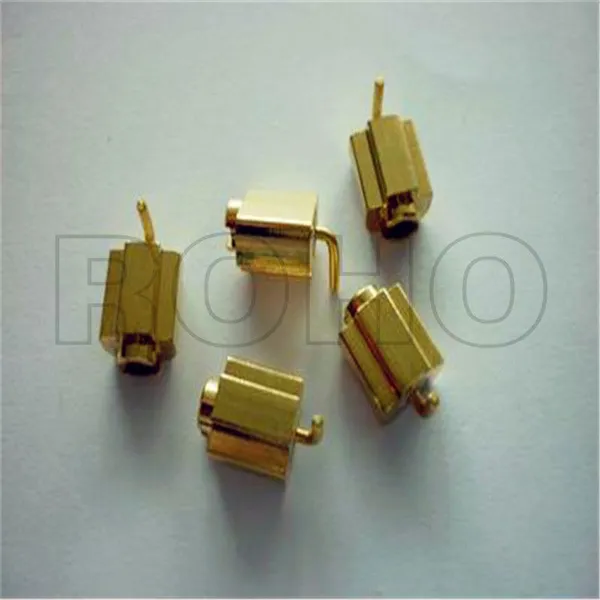 Straight Gold Plated RF Coaxial Female Jack MCX Connector for LMR240 400 Cable photo-3