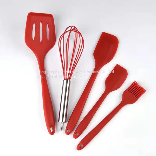 Baking Tool Integrated Silicone Spatula Sweeper Set photo-3