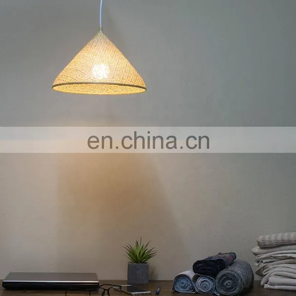 Pyramid Rattan Pendant Lamp Shades For Hanging Lamps For Sale Ms Rosie :+84 974 399 971 (WS) photo-2