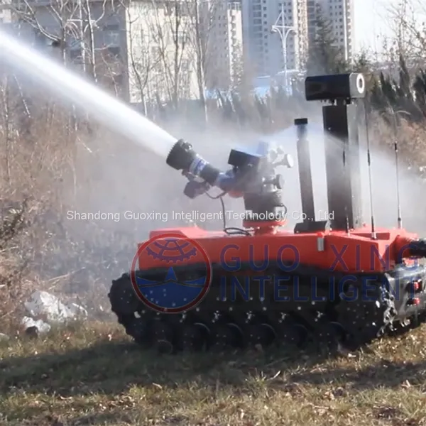 Firefighter Robot Intelligent Driven Remote Control Robotics Fire Fighting Robot photo-3