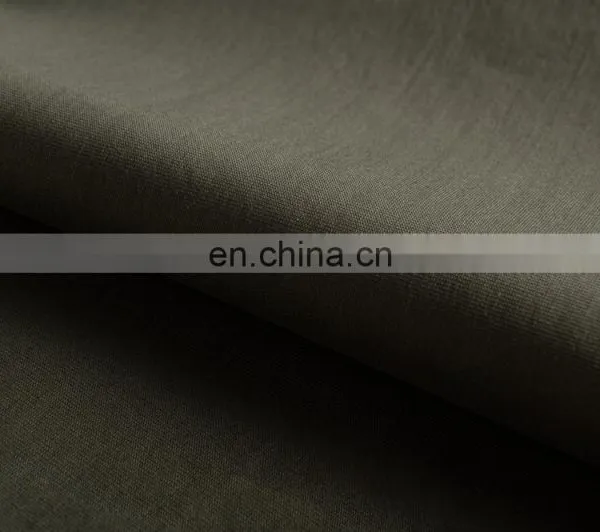 Low MOQ Design 72%Cotton 25%Nylon 3%Elastic Yarn Dyed Shirting Plain Woven Fabric for Garment photo-3