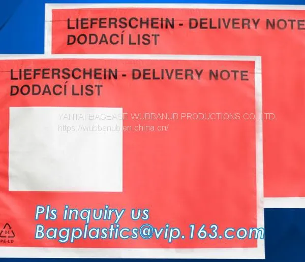 Packing List Envelope for AWB, Packing List Envelope Mailing Bag for Express, Packing List Enclosed Envelopes, Bagease photo-3
