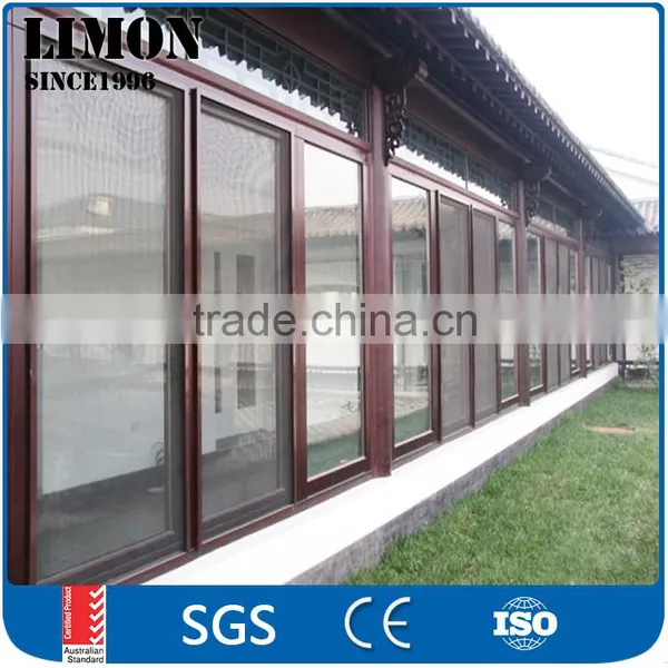 Aluminum Wood Composite Slidng Door for Villa