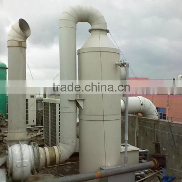 Green System Smoke Scrubber Waste Tire Pyrolysis Carbon Black Scrubber Tower Refining Machine photo-5