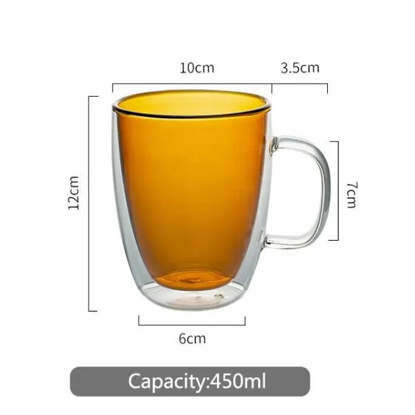 Double Wall Glass Tea Mugs photo-4