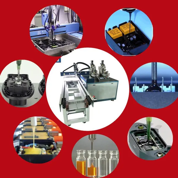 Automatic CNC Auto Epoxy Dispenser ab Glue Dispensing Machine for Capacitor Production photo-5