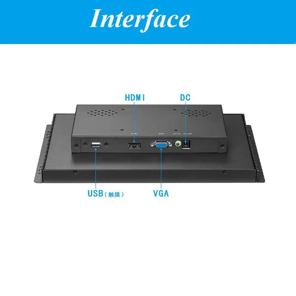 12 Inch Monitor Embedded Industrial Touch Display Screen photo-4