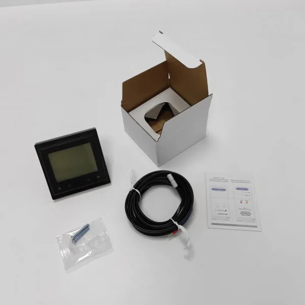 Fashionable Design Intelligent Touch Screen Adjustable Temperature Control Smart Thermostat for Floor Heating photo-3