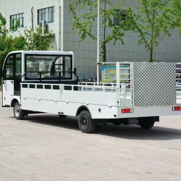 Three-ton Electric Truck, Suitable for Workshops, Docks and Factory Areas to Haul and Transport Goods. Four-wheel Electric Vehicle, Flatbed Truck With a Load Capacity of Three Tons photo-3