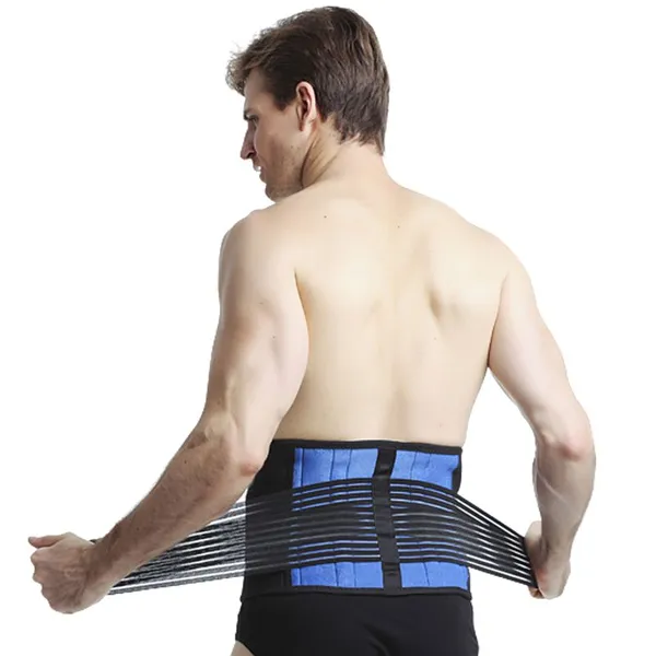 Back support belt Double Pull Neoprene Lumbar Brace