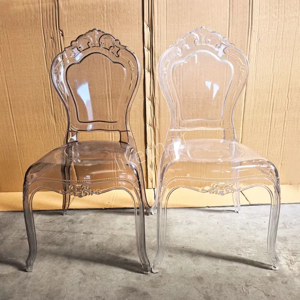 Durable Transparent Clear Indoor or Outdoor Modern Plastic PC Chiavari Chair for Wedding Banquets Hotels and Parties