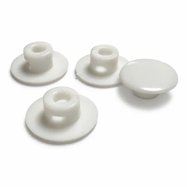 UV-Stabilized 9.4mm Two-Piece Plastic Snap Button Set, 1.2mm Fabric Capacity, 30N Engaging Force
