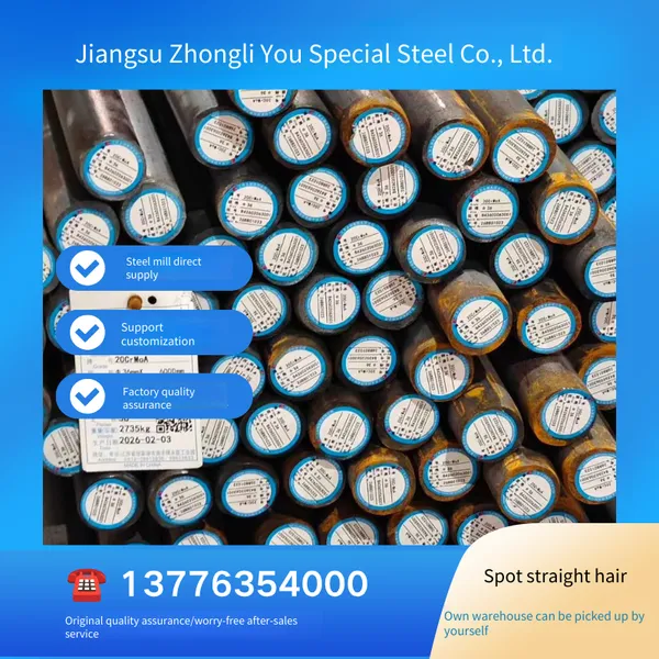 Shandong User Purchases 20mnmo Round Steel, Jiangsu Round Bar in Stock Can be Delivered, Support Custom Cutting.