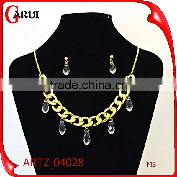 Wholesale Turkish Jewelry Gold Models Big Fashion Jewelry Set photo-2