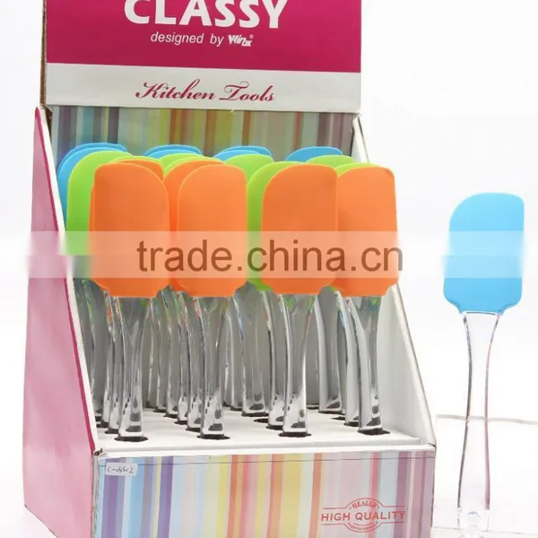 COLORFUL FIT FDA STANDARD SILICONE & PS SPATULA WITH DISPLAY BOX photo-2
