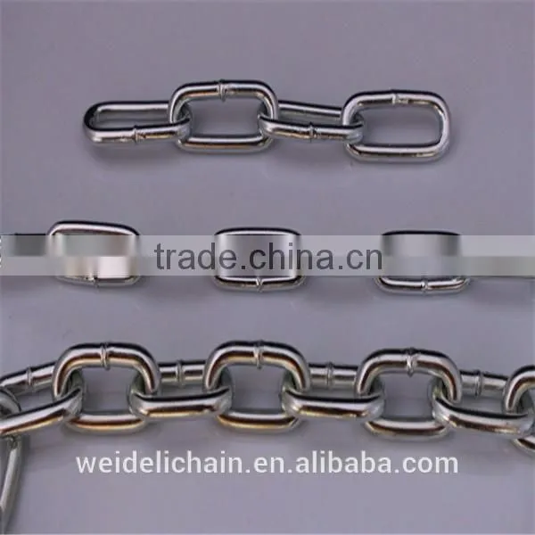 China Factory Ordinary Mild Steel Welded Link Chain photo-2