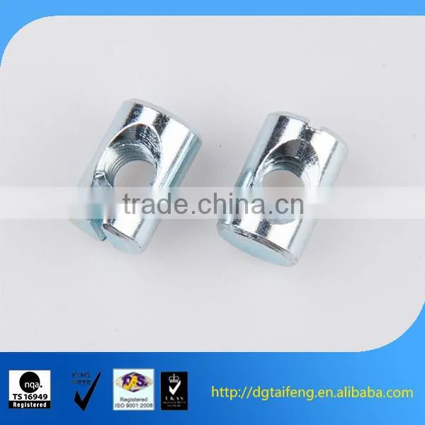 Color Zinc Coated Carbon Steel Slotted Cross Dowel Nut photo-2