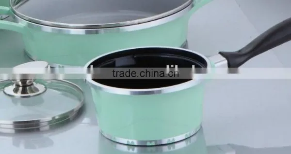 16cm Aluminum Ceramic Coatingsauce Pan With Non Stick Coating photo-3
