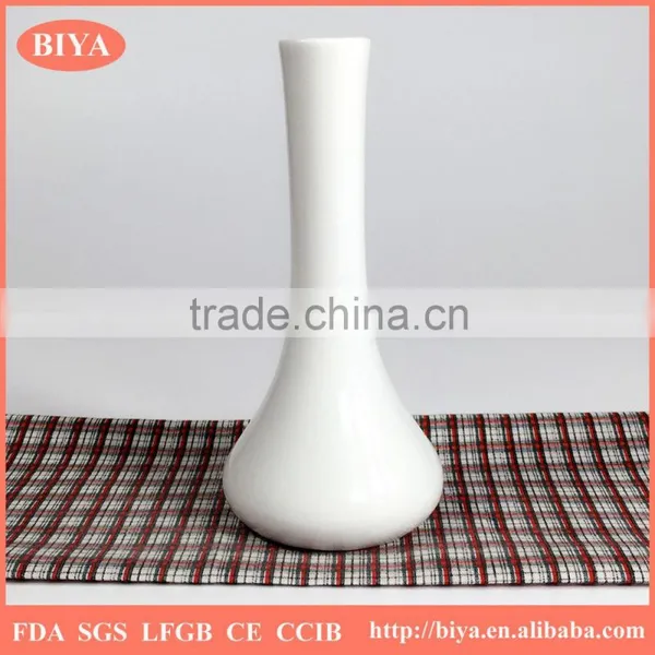Wholesale Ceramic Flower Vase Porcelain Wine Bottles, Ceramic Milk Jar, Flower Bottle Pot Accept Custom Design Decal Printing