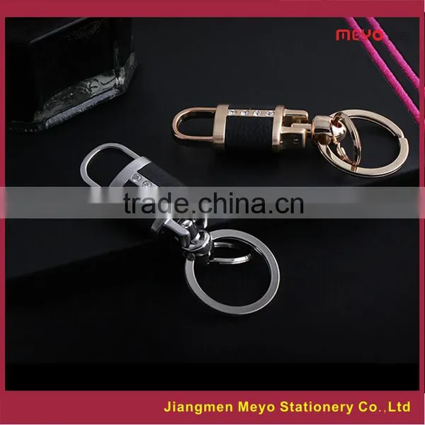 Men's Promotional Gift, Genuine Leather Metal Keychain,key Chains Gift,new Products 2015 photo-6