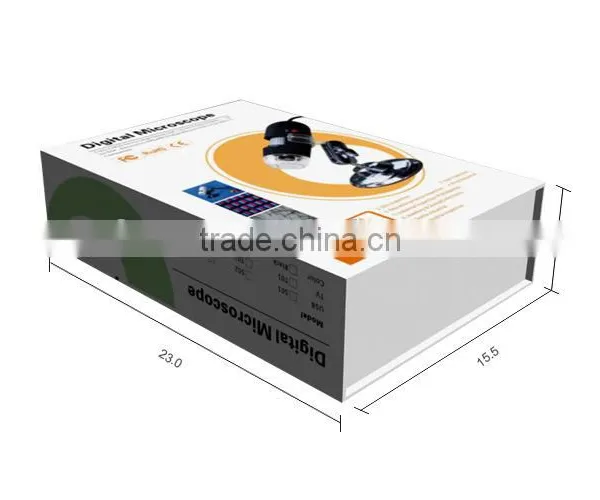 400X AV Digital Microscope Endoscope Magnifier Camera TV Out 2.0MP With 8 LED,XR-M400B, White photo-6