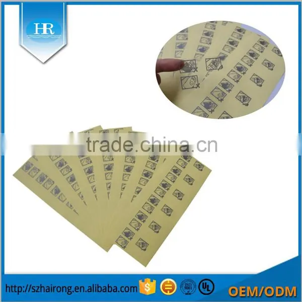 Black Printing Transparent Adhesive Label Sticker photo-4