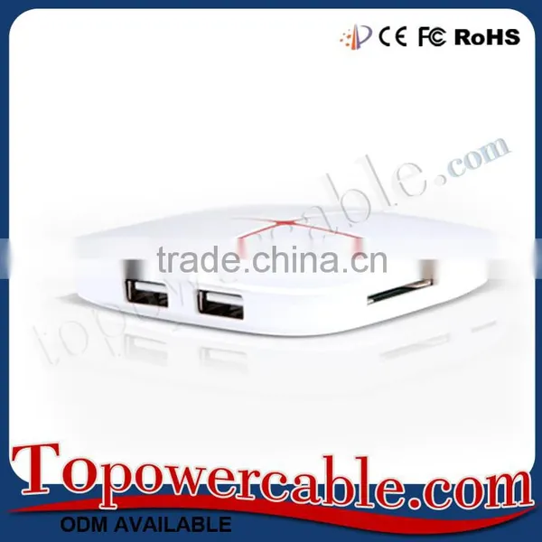 Led Ligh Up Best Multiport Usb 2.0 Charging Port Adapter Hub Powered photo-5