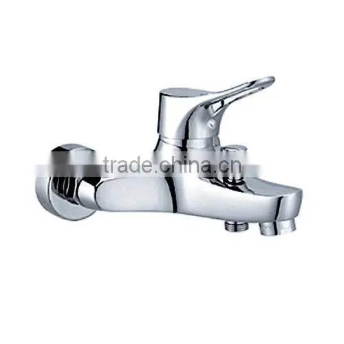 High Quality Chrome Plating Brass Bath Faucet With Diverter photo-3