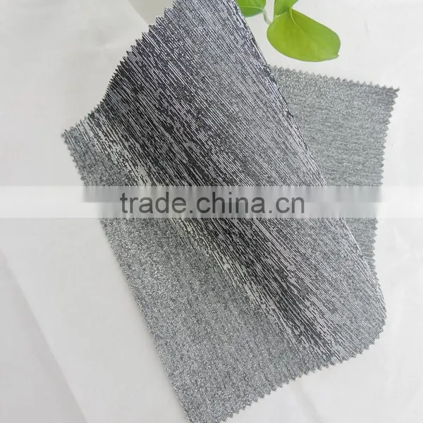 Grey Polyester Mesh Fabric With Silver Glitter Powder photo-2