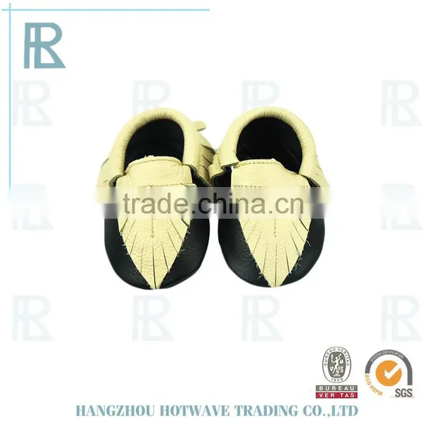 High Quality Soft Leather Pretty Bowknot Soft Sole Baby Shoes photo-3