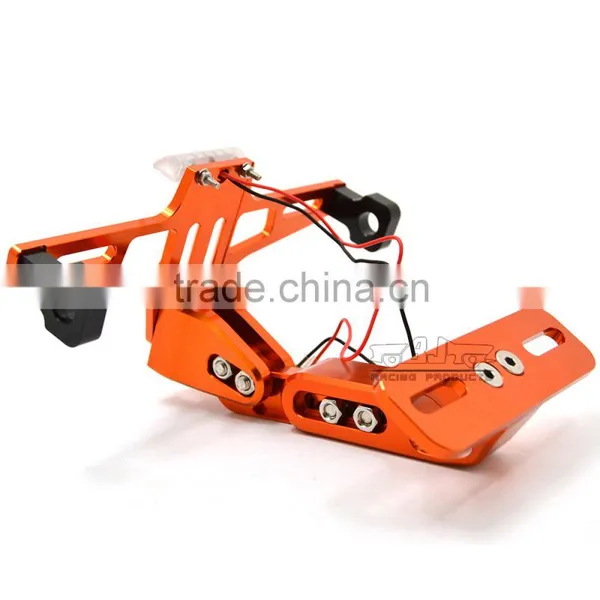 BJ-LPL-039 Recommended Universal Street Bike Aluminum License Plates Bracket With LED photo-2