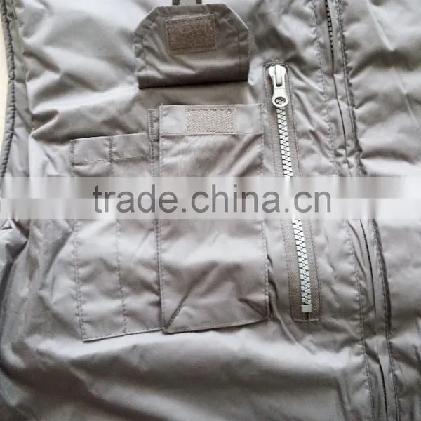 100% Polyester Work Vest Uniform Fleece Lining With Pockets for Men Wholesale photo-4