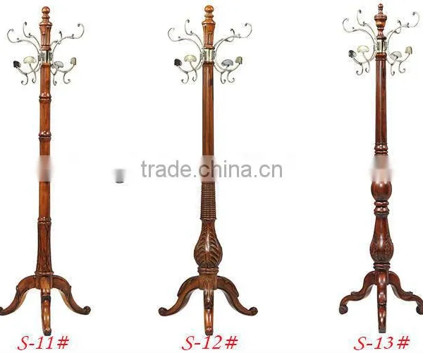 Fashion Redwood Imported Rubber Wood Clothes Rack Hanger (S-13) photo-4