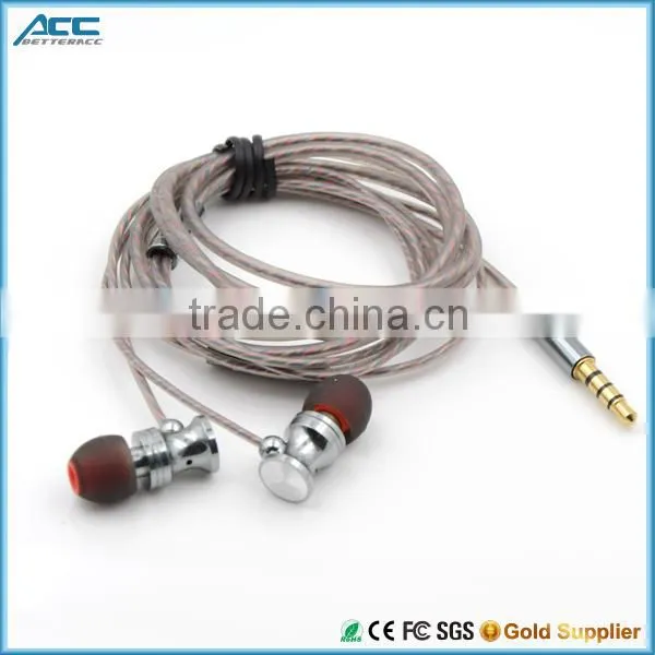Low Price Metal Stereo in Ear Earphone Wired Headphone With Mic photo-6